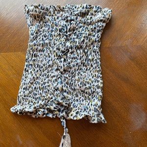 gimmicks cheetah print tube top